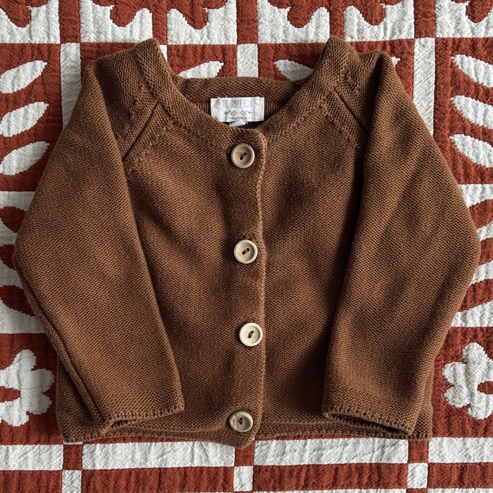 The Simple Folk 3-6 month cardigan